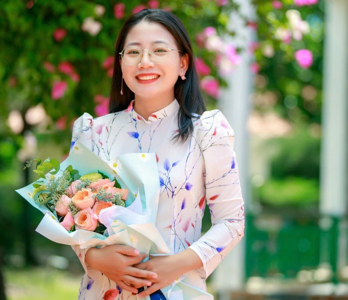 Cô Trần Thị Ngân - Giáo viên Trường Phổ thông Hermann Gmeiner Nha Trang (tỉnh Khánh Hòa). Ảnh: NVCC. co-tran-thi-ngan.png