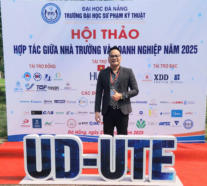 Tiến sĩ Trần Hoàng Vũ - Trưởng khoa Khoa Điện - Điện tử, Trường Đại học Sư phạm Kỹ thuật (Đại học Đà Nẵng). Ảnh: NVCC. 1757473296187.png
