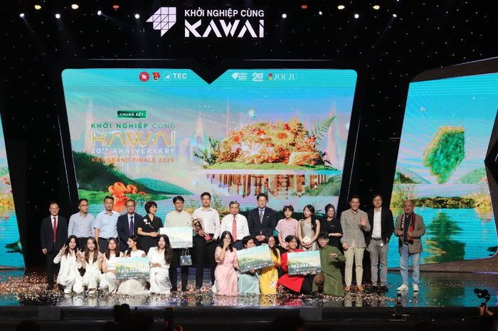 Đêm Chung kết cuộc thi Khởi nghiệp cùng Kawai 2025 đã diễn ra thành công tốt đẹp. ck.jpg