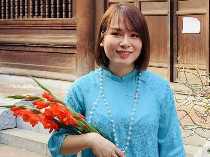 Cô Bùi Bích Phương - Giáo viên Trường Tiểu học Gia Quất (phường Bồ Đề, Hà Nội). Ảnh: NVCC. bui-bich-phuong.jpg