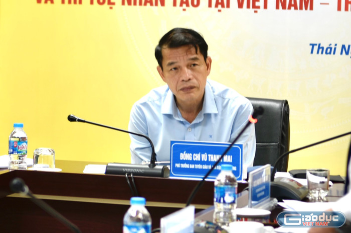 Ông Vũ Thanh Mai - Phó Trưởng ban Ban Tuyên giáo và Dân vận Trung ương. Ảnh: Thúy Hiền. gdvn-vu-thanh-mai.jpg
