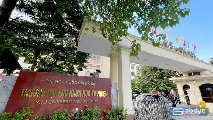 Trường Đại học Khoa học Tự nhiên - Đại học Quốc gia Hà Nội. Ảnh: Mộc Trà. gdvn-hus.png