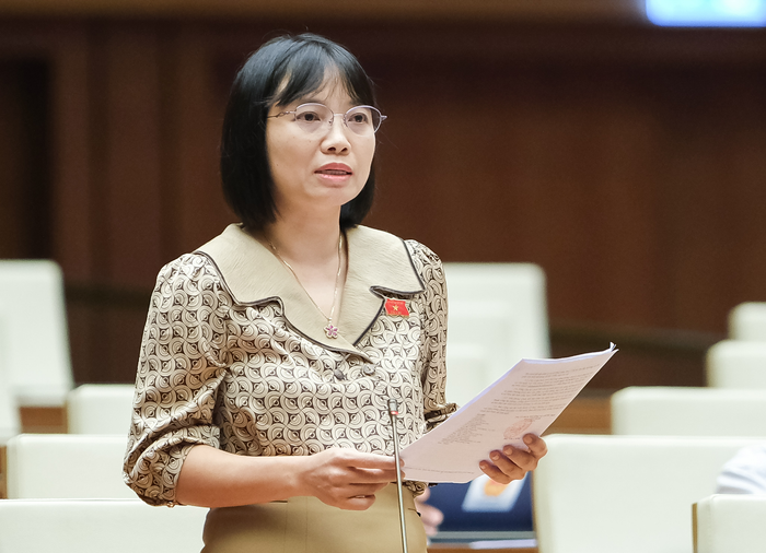 Đại biểu Quốc hội Nguyễn Thị Việt Nga - Phó đoàn Đại biểu Quốc hội Thành phố Hải Phòng. Ảnh: quochoi.vn. tai-xuong.png