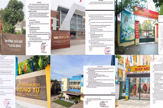 Công ty TNHH thực phẩm Minh Thoa trúng thầu cung cấp thực phẩm, suất ăn cho trường công nào ở HN?