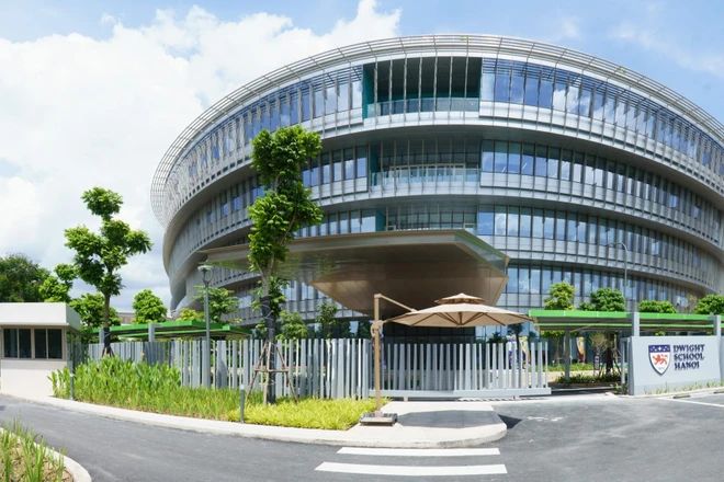 Dwight School Hà Nội có địa chỉ tại đường Nguyễn Xiển, phường Định Công, Hà Nội. Ảnh: website nhà trường