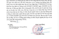 Công văn 1099 Cục NG đang phủ định nguyên tắc thực hiện các thông tư xếp hạng?