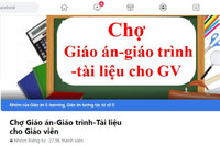 Bộ trưởng ơi, giáo án mẫu 5512 đang đẻ ra những cái chợ dối trá