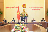 Khai mạc phiên họp thứ 16 của Ủy ban Thường vụ Quốc hội 