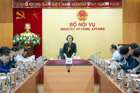 Tập trung hoàn thiện, trình Chính phủ ban hành các NĐ về công tác cán bộ 