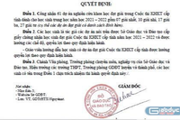 Năm nay Bà Rịa–Vũng Tàu không tham gia cuộc thi Khoa học kỹ thuật cấp Quốc gia