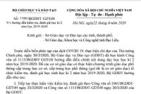Hướng dẫn mới nhất về số cột điểm học kỳ II năm học 2019-2020