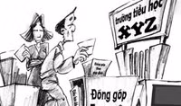 Giáo viên và gánh nặng đóng góp, ủng hộ