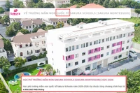 Học phí ở web thể hiện tăng 24,4%, tự xưng "Trường MN Quốc tế Sakura": Đơn vị nói do "lỗi kỹ thuật"