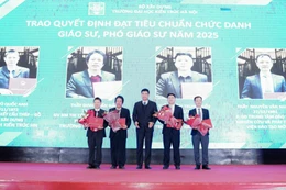 Trường Đại học Kiến trúc Hà Nội có thêm 2 giáo sư, 2 phó giáo sư