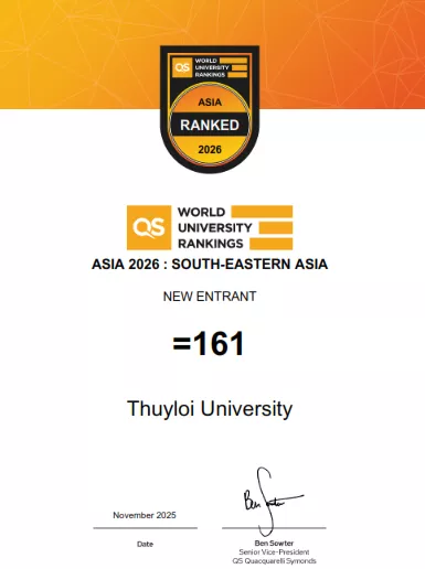 Lần đầu tiên trong lịch sử phát triển, Trường Đại học Thủy lợi đã được ghi danh trong Bảng xếp hạng các trường đại học châu Á năm 2026 do Tổ chức QS (Quacquarelli Symonds) công bố. Ảnh: Website nhà trường.