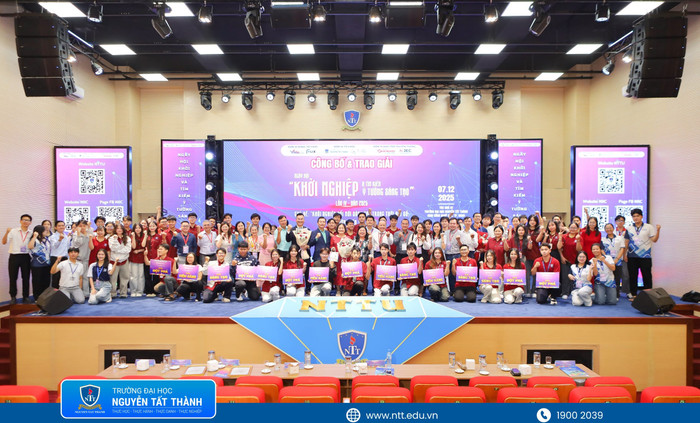Trường Đại học Nguyễn Tất Thành tổ chức Ngày hội Khởi nghiệp và Hội thảo “Từ ý tưởng đến thực thi”. Ảnh: Website nhà trường