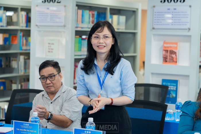 Cô Nguyễn Thị Thúy Hà – Giám đốc Trung tâm Thư viện Trường Đại học Công Thương Thành phố Hồ Chí Minh.