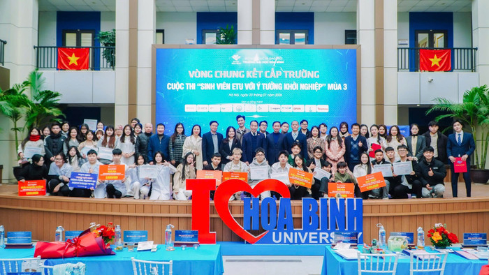 Vòng chung kết cuộc thi “Sinh viên ETU với ý tưởng khởi nghiệp” mùa 3.