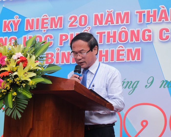 Thầy Phan Văn Chương - Hiệu trưởng Trường trung học phổ thông Chuyên Nguyễn Bỉnh Khiêm (Thành phố Đà Nẵng). Ảnh: website nhà trường.