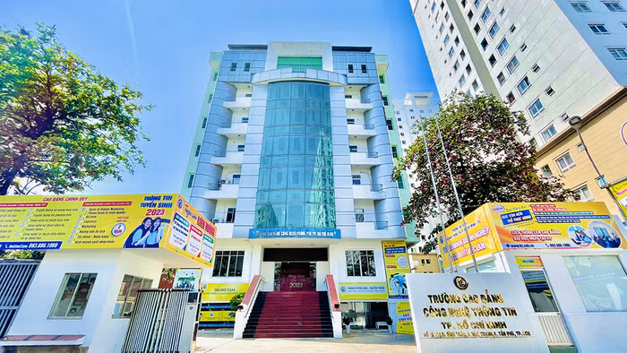 Trường Cao đẳng Công nghệ Thông tin Thành phố Hồ Chí Minh. Ảnh: Website nhà trường.