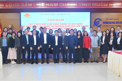 Tọa đàm góp ý dự thảo Thông tư quy định về khai thác, sử dụng tài nguyên giáo dục mở trong GDĐH