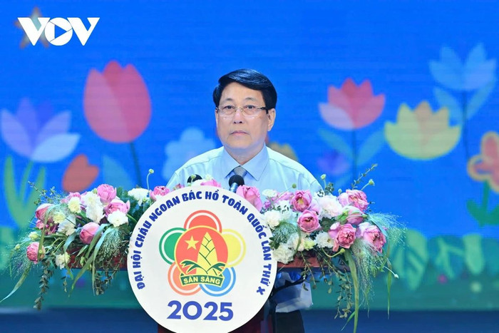 Chủ tịch nước Lương Cường phát biểu. Chủ tịch nước Lương Cường phát biểu.
