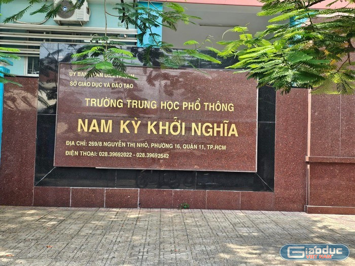 Trường trung học phổ thông Nam Kỳ Khởi Nghĩa, Thành phố Hồ Chí Minh. Ảnh minh họa: V.D gdvn-thpt-nam-ky-khoi-nghia.jpg