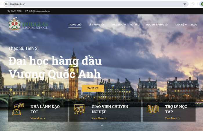 Ảnh chụp màn hình website. douglas-school.png