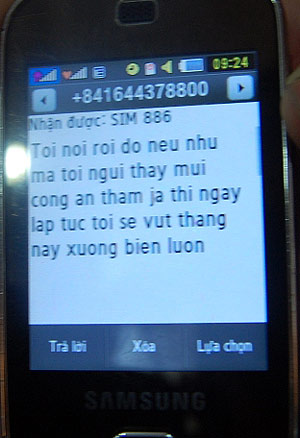 Nội dung tin nhắn của Hưng gửi đến cho gia đình nạn nhân. Ảnh: ANTĐ. Nội dung tin nhắn của Hưng gửi đến cho gia đình nạn nhân. Ảnh: ANTĐ.