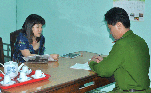 Đặng Thị Thái Thục tại Công an quận Hải Châu Đặng Thị Thái Thục tại Công an quận Hải Châu