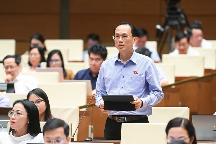 Đại biểu Lưu Bá Mạc (đoàn Lạng Sơn). Ảnh: Media Quốc hội. z6722558463158-19c8808e99e163f097b6d96aca9b53c2.jpg