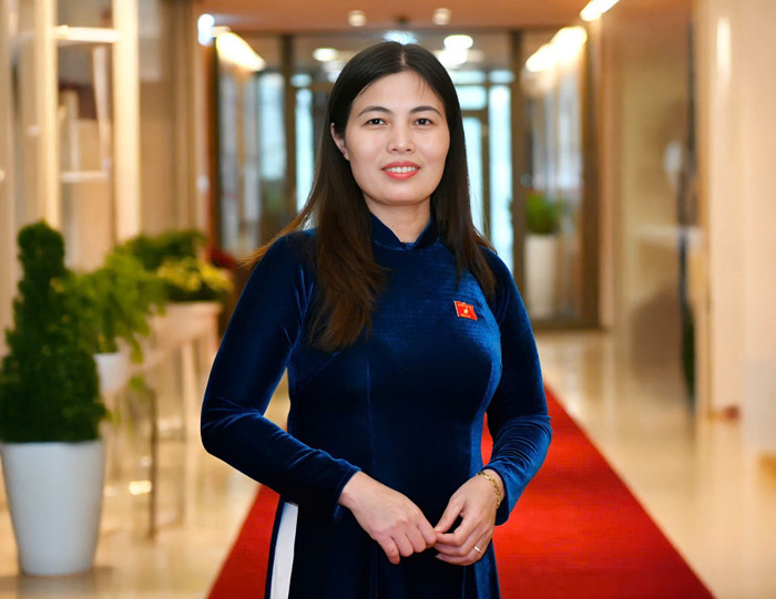 Đại biểu Quốc hội Hồ Thị Minh - Đoàn đại biểu Quốc hội tỉnh Quảng Trị. Ảnh: NVCC. chi-minh.png