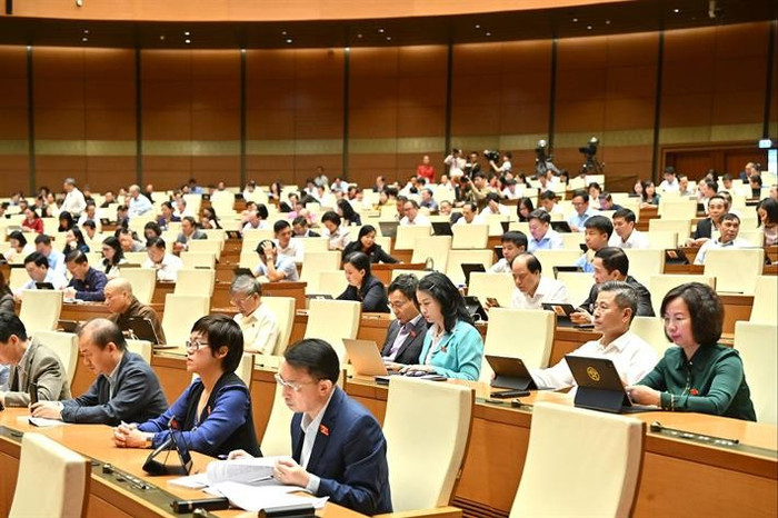 Các đại biểu tham dự phiên họp. Ảnh: daibieunhandan.vn. Các đại biểu tham dự phiên họp. Ảnh: daibieunhandan.vn.