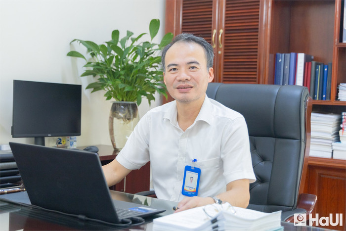 Tiến sĩ Thân Thanh Sơn - Trưởng phòng Đào tạo, Trường Đại học Công nghiệp Hà Nội. Ảnh: NTCC. t109814.jpg
