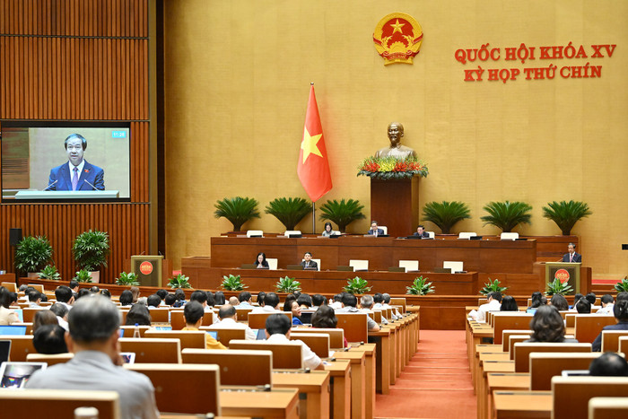 Toàn cảnh phiên họp sáng ngày 22/5. Ảnh: Media Quốc hội. chi-3014.jpg