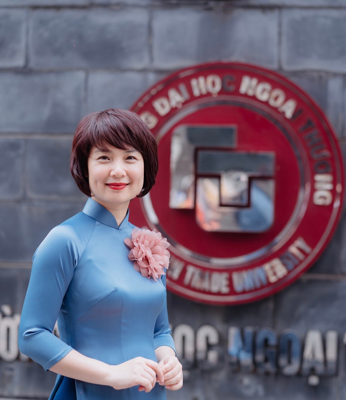 Chân dung Phó Giáo sư, Tiến sĩ Phạm Thu Hương - tân Hiệu trưởng Trường Đại học Ngoại thương. Ảnh: NTCC. z6763167836262-09960095b8b4b36e7d8075fd18ec0291.jpg