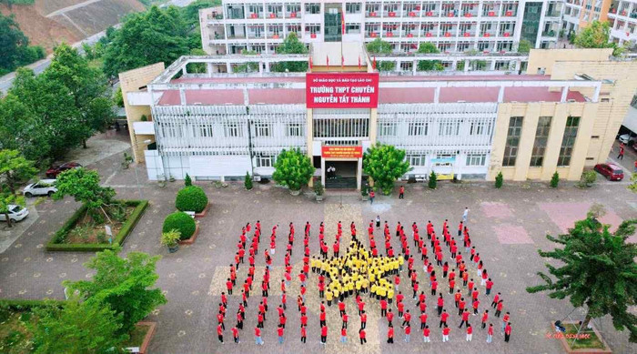 Trường Trung học phổ thông chuyên Nguyễn Tất Thành (tỉnh Lào Cai). Ảnh: Sở Giáo dục và Đào tạo cung cấp. qk-2-9-ntt.jpg