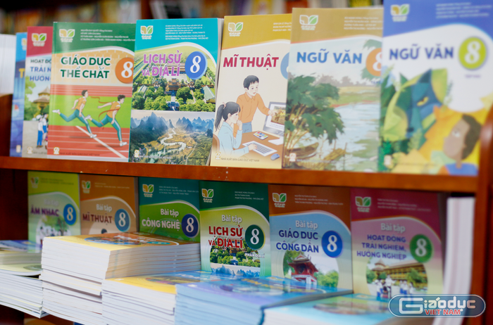 Bộ sách của Nhà xuất bản Giáo dục Việt Nam. Ảnh: Mộc Trà. gdvn-anh.png