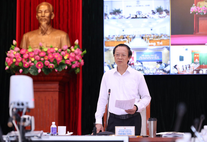 Thứ trưởng Thường trực Phạm Ngọc Thưởng phát biểu khai mạc. Ảnh: Nguyễn Mạnh. img-3438.jpg