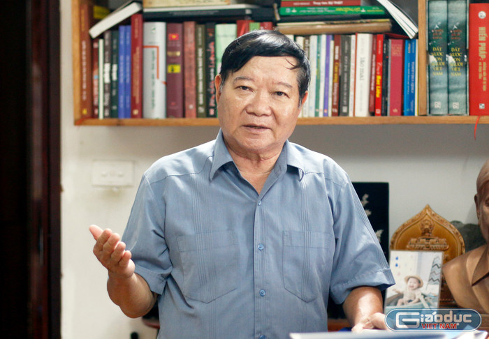 Ông Lê Như Tiến - nguyên Phó Chủ nhiệm Ủy ban Văn hóa, Giáo dục, Thanh niên, Thiếu niên và Nhi đồng (nay là Ủy ban Văn hóa và Xã hội) của Quốc hội. Ảnh: Mộc Trà. gdvn-anh.jpg
