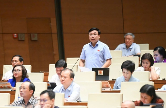 Đại biểu Quốc hội Nguyễn Văn Mạnh (đoàn Vĩnh Phúc). Ảnh: Media Quốc hội. capture.jpg