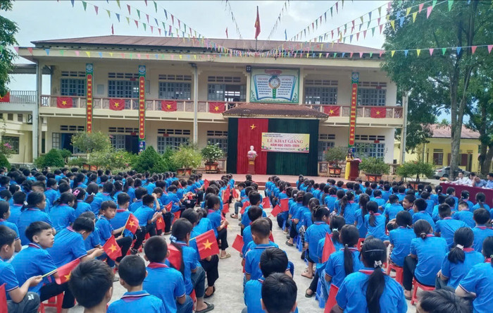 Học sinh Trường Phổ thông dân tộc bán trú Trung học cơ sở Cốc Ly số 1. Ảnh: NTCC. Học sinh Trường Phổ thông dân tộc bán trú Trung học cơ sở Cốc Ly số 1. Ảnh: NTCC.