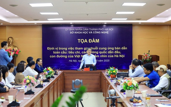 Quang cảnh buổi Tọa đàm. Ảnh: hanoi.gov.vn.