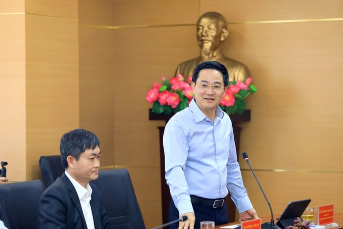 Giám đốc Sở Khoa học và Công nghệ Hà Nội Trần Anh Tuấn phát biểu khai mạc Tọa đàm. Ảnh: hanoi.gov.vn. Giám đốc Sở Khoa học và Công nghệ Hà Nội Trần Anh Tuấn phát biểu khai mạc Tọa đàm. Ảnh: hanoi.gov.vn.