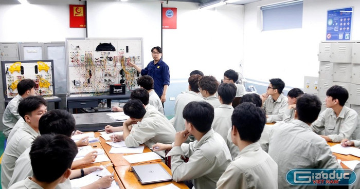 Sinh viên Trường Đại học Công nghiệp Hà Nội. Ảnh: Mộc Trà. image.jpg