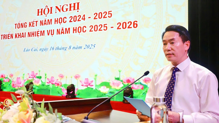 Ông Luyện Hữu Chung - Phó Giám đốc phụ trách Sở Giáo dục và Đào tạo tỉnh Lào Cai. Ảnh: NVCC. z7051705723620-21798a8f036b3aca2516b76d58288579.jpg