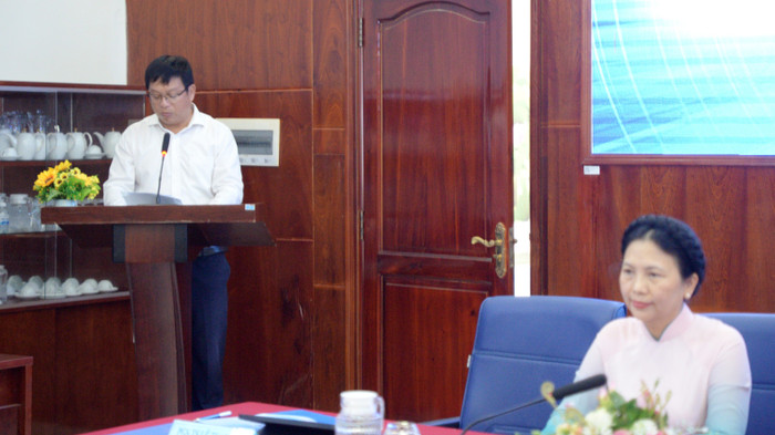 Phó Giáo sư, Tiến sĩ Lê Tuấn Anh – Chủ tịch Hội đồng trường, Trường Đại học Thủ Dầu Một phát biểu nêu bật ý nghĩa của chủ đề tọa đàm. dsc-3699.jpg