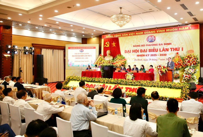 Quang cảnh đại hội. Ảnh: badinh.hanoi.gov.vn. dh-dang-bo-phuong012-17537813651401002562455.jpg