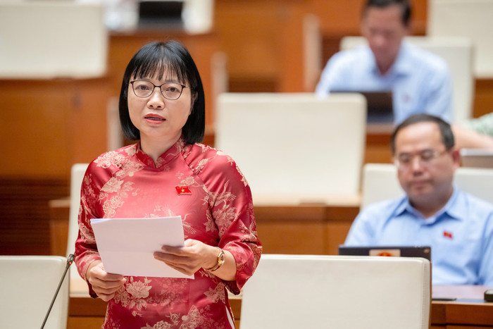 Đại biểu Quốc hội Nguyễn Thị Việt Nga - Phó Trưởng đoàn chuyên trách Đoàn đại biểu Quốc hội tỉnh Hải Dương. Ảnh: quochoi.vn. 202505131454260056-a7f654f4b5a000fe59b1.jpg