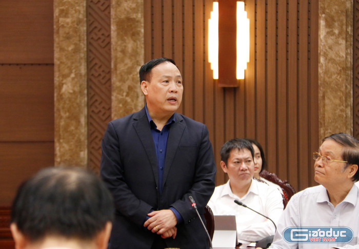 Giáo sư, Tiến sĩ khoa học Nguyễn Đình Đức - nguyên Chủ tịch hội đồng trường, Trường Đại học Công nghệ (Đại học Quốc gia Hà Nội). gdvn-duc.jpg